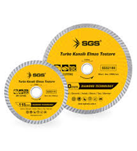 SGS ELMAS TESTERE / TURBO KANALLI / 115MM